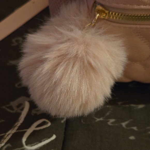 Heart Patterned Pink Backpack - Picture 2 of 5